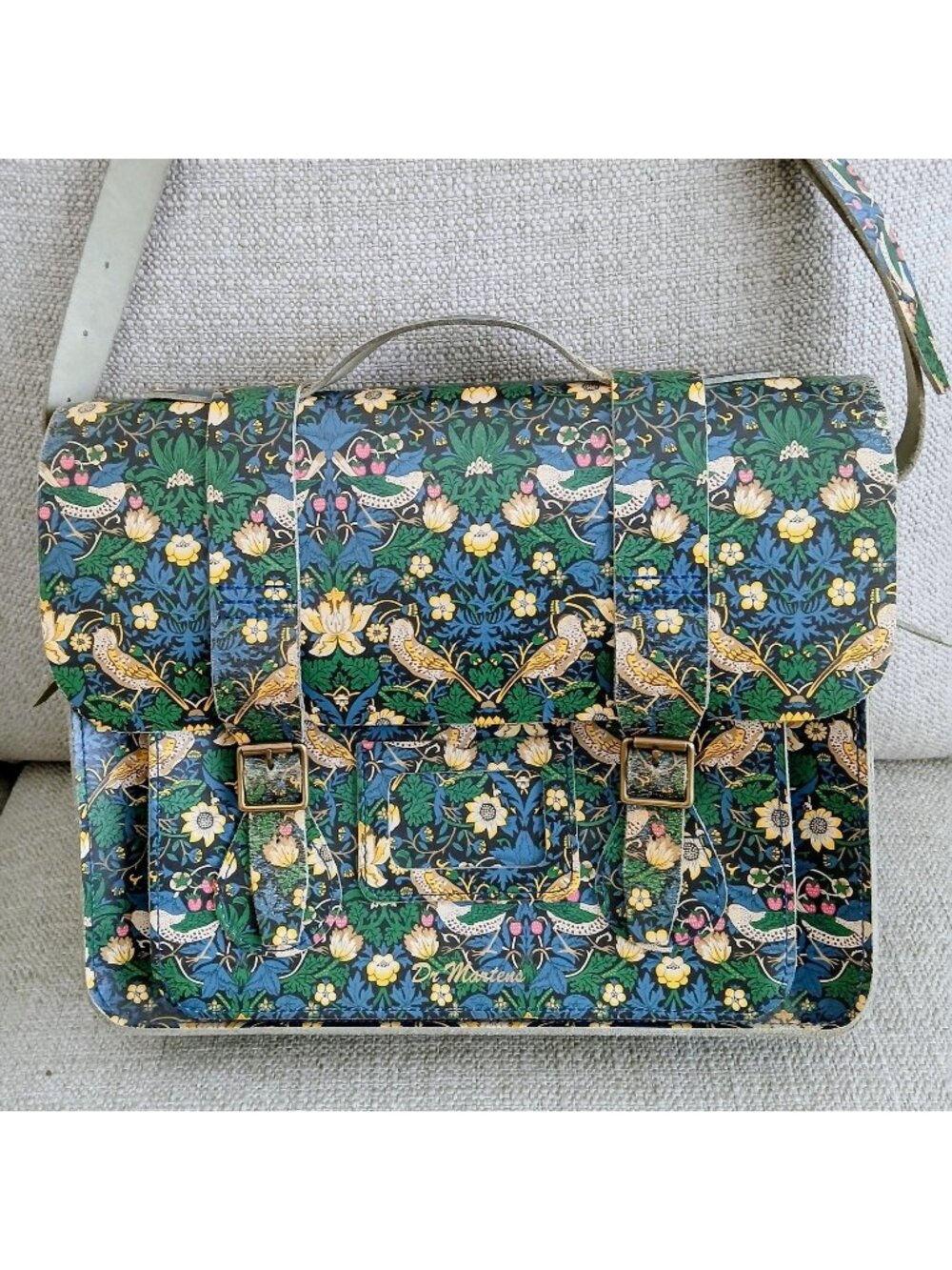 Dr Martens Liberty London Satchel Bird Floral Print Bag Collector Purse England